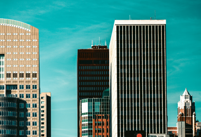 An image of the Financial Center building in Downtown D